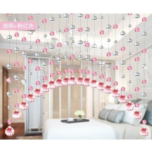 33pieces (1.5meter/pieces) Sitting room porch partition crystal bead curtain shade curtain household bead curtain customization