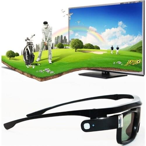 3D Glasses Active Shutter Rechargeable Eyewear for DLP-Link Optama Acer BenQ ViewSonic Sharp Projectors Glasses