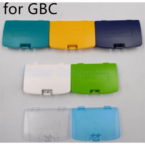 56PCS For Nintendo Gameboy Color for GBC Battery cover Pack Back Door Cover shell replacement accessaries