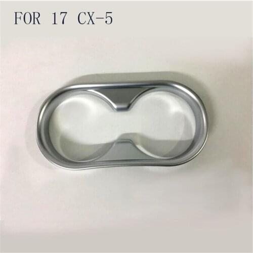 Auto Gear Panel ABS Decoration cup frame FIT For MAZDA CX-5 CX5 2017 2018 Car Styling 1Pcs/Set