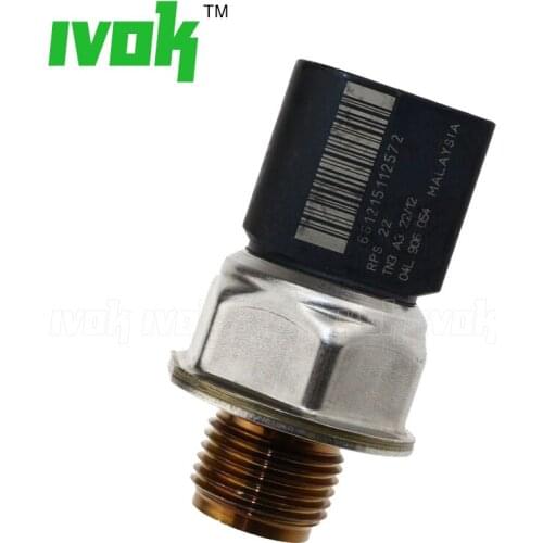 Free Shipping Genuine Fuel Rail Pressure Sensor For AUDI A3 A4 Seat Skoda Golf 2.0 TDI 04L906054 04L 906 054