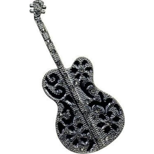 Blazer Brooch Brooches Men Guitar Brooche Men Suit Funny Pins Elegant Spille Guitarra Pines Metalicos Collar Pin Broszka Brosche