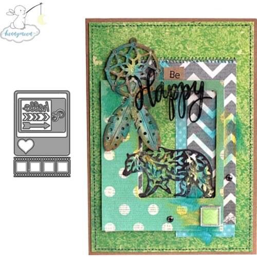 CH Valentine Day Metal Cutting Dies Embossing Scrapbooking Stencil Craft Cut Dies For DIY Card Handmade