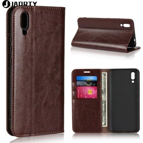 Vivo x23 Case For Coque vivo X23 Cover For vivo x23 Luxury Genuine Leather Wallet Phone Flip Stand Cases