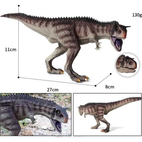Carnotaurus Carnosaurs Dinosaur Figure Animal Model Toy Collector Decor Gift Animal Model Ancient Biological Adult Kids Toys