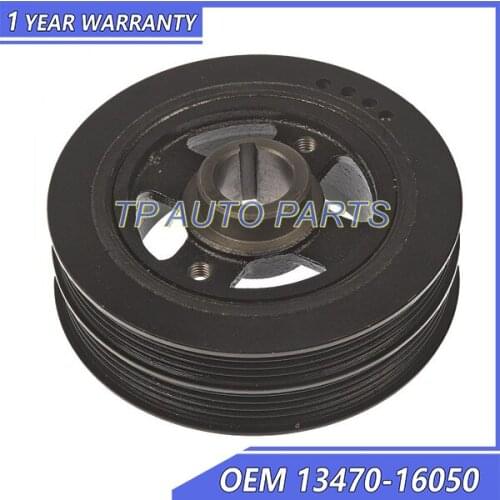 Engine Harmonic Balancer Crankshaft Pulley OEM 13470-16050 1347016050 Compatible With Toyota