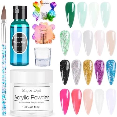 Nail Acrylic Powder Set Manicure Kit Carving Nail Art Gel For Extension Manicuring Tools Set Acrylic Powder for Nails