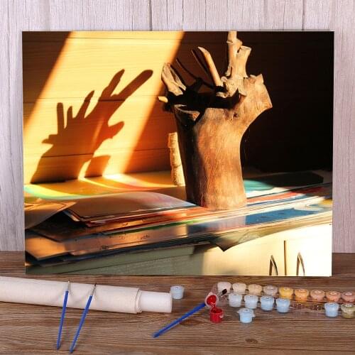 Landscape Still Life DIY Paint By Numbers Package Oil Paints 50*70 Canvas Painting New Design Crafts Adults Drawing