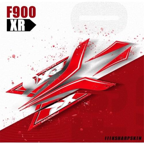 New Motorcycle 3D Gel rear fairing sticker Rear Seat Unit Gel edge Paint Protector stickers For F900XR 2020 f900 xr