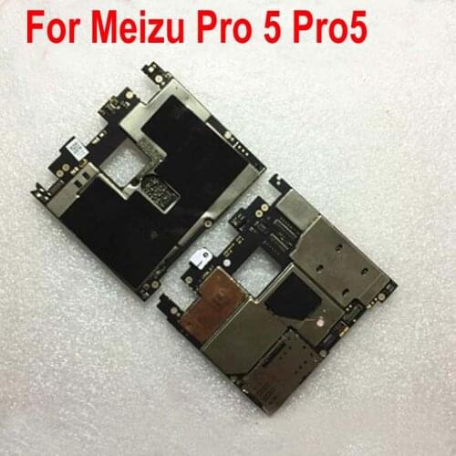 Original Unlock Test Working Electronic Panel Mainboard For Meizu Pro 5 Pro5 32GB 64GB Motherboard Card Fee Circuits Flex Cable