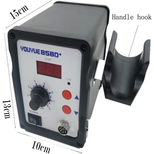 220V 700W Hot Air Gun Youyue 858D+ ESD Soldering Station LED Digital Desoldering Station Upgrade from 858D