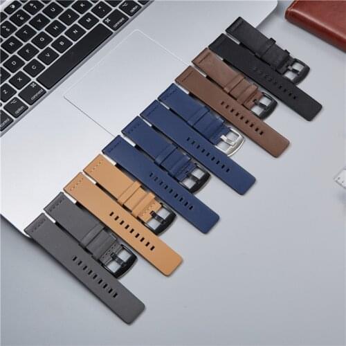 Fashion Quick Release Leather Watchband for Samsung Galaxy Gear S3 Watch Straps Smartwatch Bracelet 18mm 20mm 22mm 24mm Band