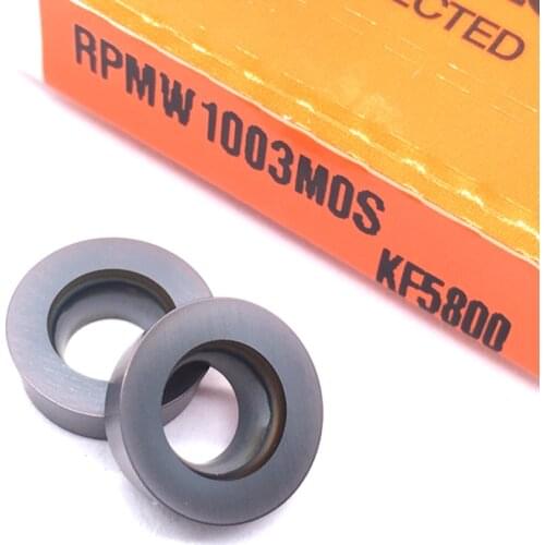 RPMW1003 MOS KF5800 New Carbide Inserts CNC Good Quality Turning Tool Milling Cutter Lathe Cutter Tools CNC