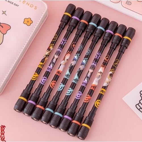 1pcs Random Penspinning Non Slip Coated Spinning Pen Champion Rolling Pen Ball Point Improve ChileS Learning Office Supplies