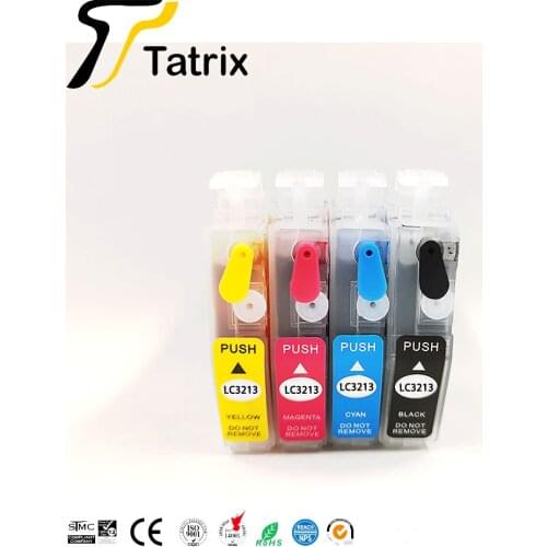 Tatrix LC3213 full refillable Ink Cartridge for Brother DCP-J772DW DCP-J774DW MFC-J890DW MFC-J895DW J772DW J774DW J890DW Printer
