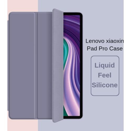 Smart Case For Lenovo Xiaoxin Pad Pro 11.5" 2021 TB-J716F J706F Stand Tablet Cover For Lenovo Tab P11 TB-J606F J607F+Film+Stylus