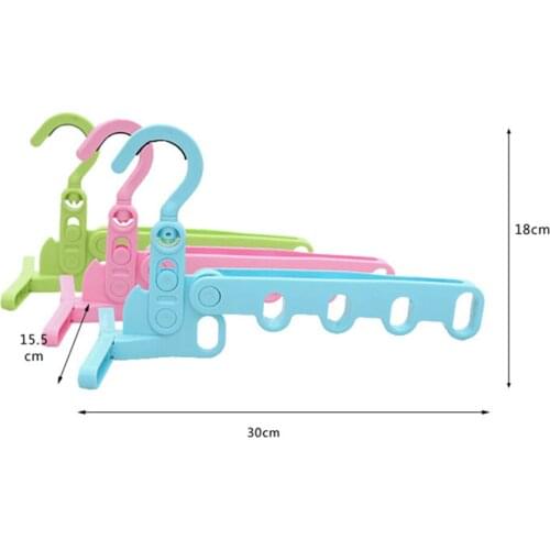 Folding Drying Rack Travel Multi-function Hanger Multi-port Support 5 Hole Clothes Rack Clothes Hanger Hangers Storage Racks