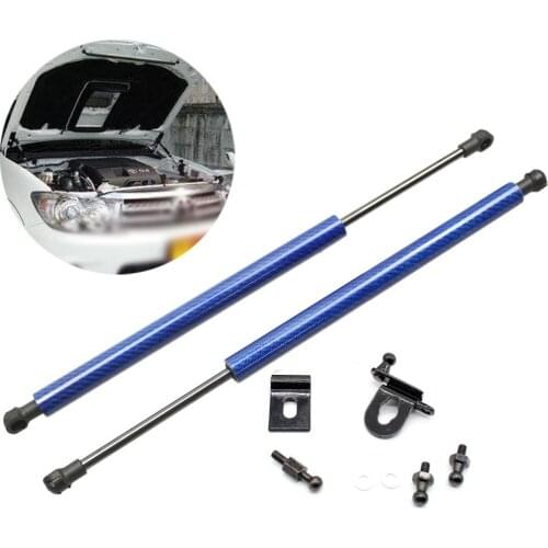 4x4 Pickup Accessories Front Hood Bonnet Gas Struts for TOYOTA FORTUNER 2005-2014 Lift Support Carbon Fiber Gas Shock Damper