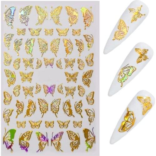 8 Sheets Epoxy Resin Mold Filler UV Filling Butterfly Stickers DIY Crafts Making Filler Decal DIY Art Crafts Decorations