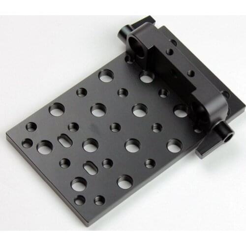 Bandc Tripod Mount Accessory Cheese Base Plate Rod Clamp for 15mm Rod Support Dslr Rig