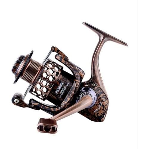 AOJIANGSHARK 2020 Hot new non-gap rotating reel professional full metal reel, interchangeable handle 1000-7000