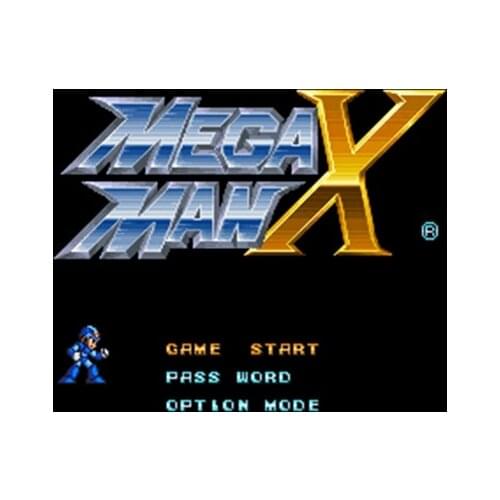 Mega Man X 16 bit Big Gray Game Card For NTSC Game Player Drop Shipping