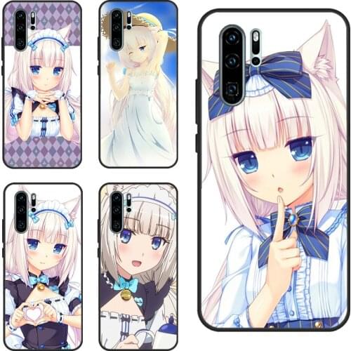 Vanilla Nekopara Anime For Huawei P30 Lite P40 P20 Pro Nova 5T P Smart 2019 Case For Honor 20 10 X Lite 8X 9X
