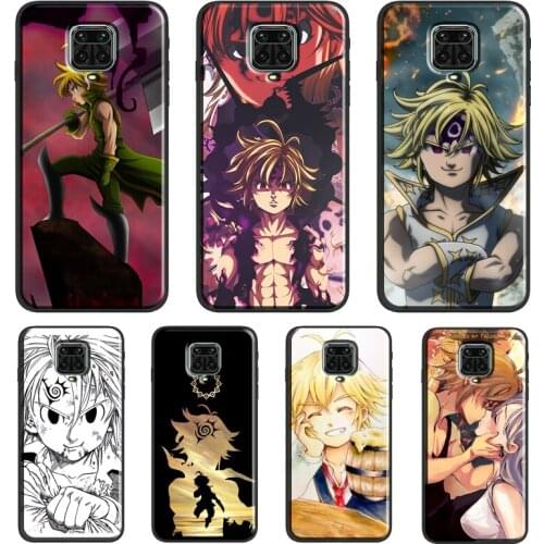 Meliodas Seven Deadly Sins Anime For Xiaomi Redmi 9 9A 9C 9T K40 Funda For Redmi Note 10 Pro 8T 9S Note 9 8 7 Pro Soft Case