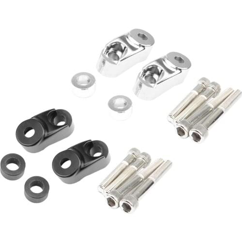 CNC 39mm/49mm Front Turn Signal Relocation Bracket for Harley FXR Motorcycle