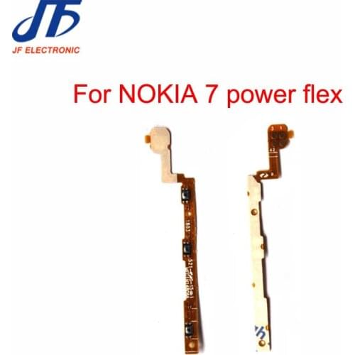 For nokia 7 Power Switch Button & Volume Button Flex Cable 5pcs/lot