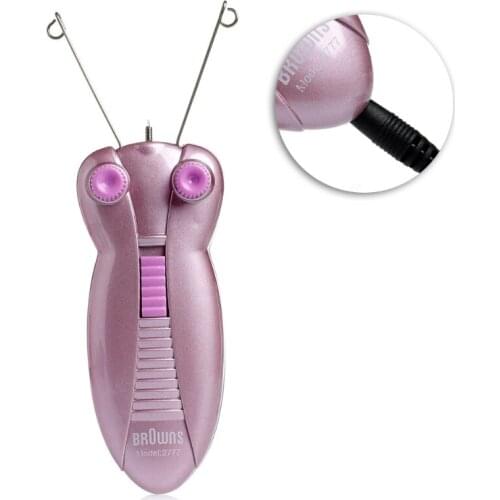 Electric Body Face Facial Hair Remover Defeatherer Cotton Thread Epilator Kit 4XFB