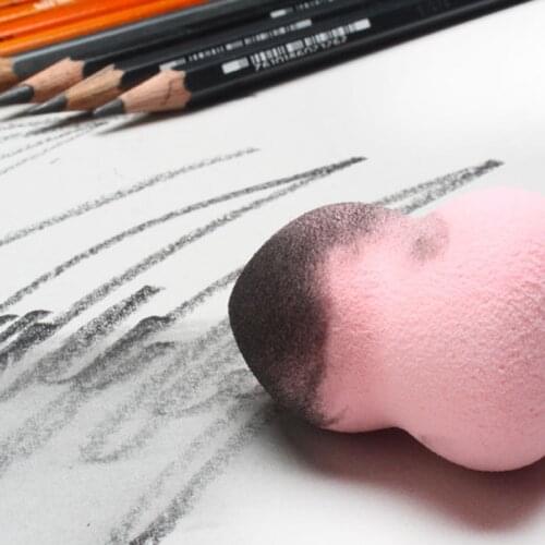 Mediterranean sketch rubbing cotton transitional sponge, painting special sponge egg, sketching rubber art supplies