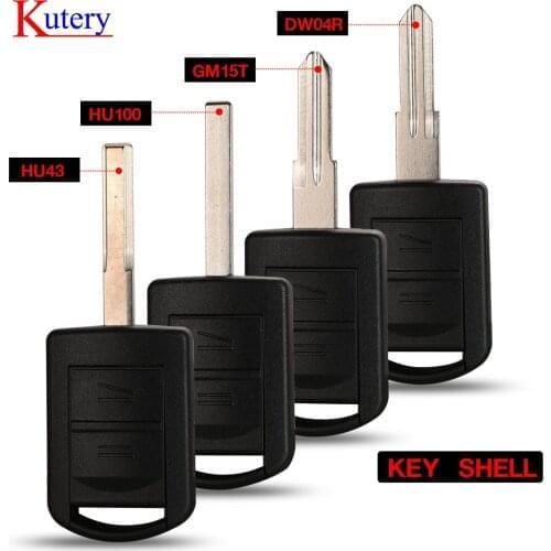 Kutery Key Shell 2 Button Uncut blade Remote Key Shell for Opel Vauxhall Corsa C Combo TIGRA B MERIVA