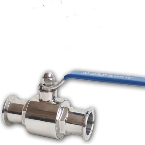 NEW style 1" 25MM Sanitary Full Port Ball Valve Clamp Type Ferrule Stainless Steel SS SUS 304