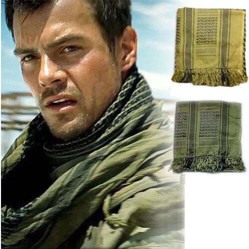 New Military Shemagh Army Desert Keffiyeh Arab Scarf Shawl Neck Cover Head Wrap