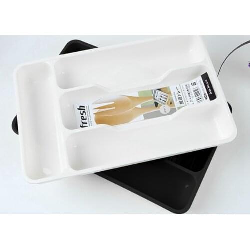 Cutlery Organizer Box Kitchen Drawer Organizer Separation Storage Box Spoon Knife Fork Cutlery Tray Separation Block Holder