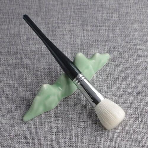 A03 Professional Handmade Make Up Brush Flat Top Face Powder Brush Soft Saikoho Goat Hair Makeup Brushes