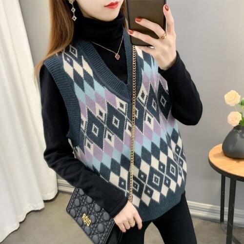 Pullover Women Sweaters 2021 Autumn Winter SleevelessTops Korean Slim Women Pullover Knitted Sweater Jumper Soft Warm Pull Femme