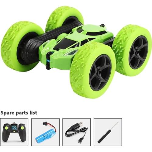 Rc Car Double-sided Illuminated Remote Control Car 360 Degree Rotating Childrens Toy Birthday Gift For Boys