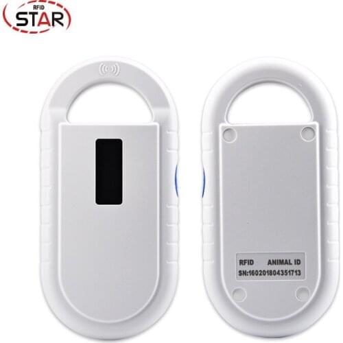 134.2 Khz FDX-B Led Animal Dog Chip Reader Pet ID RFID Microchip Handheld Scanner