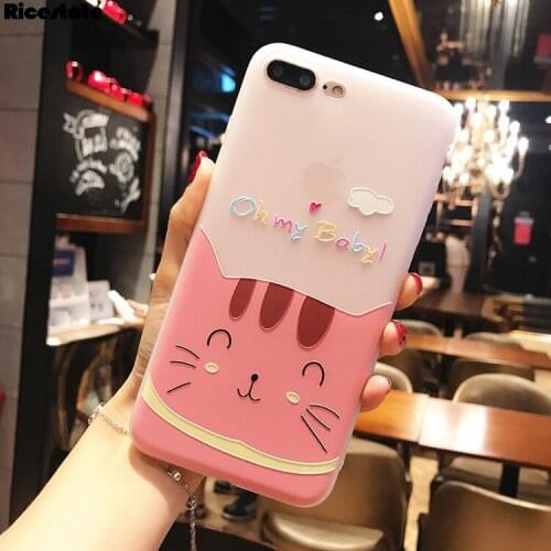 Cartoon Animal Silicone Case For iPhone X XR XS Max Fundas Apps Icon Soft Cover For iPhone 6 6S Plus 7 8 X XR XS Max case