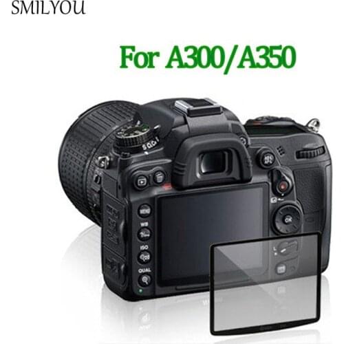 SMILYOU High Quality LCD Glass Screen Protector for Sony A300 A350 Professional Camera Display Screen Film