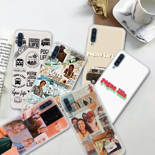 Outer Banks Livin' The Pogue Life Cover For Samsung Galaxy A70 A50 A21s A30 Frosted Phone Case A20 A10 A20e A7 A9 2018 Soft Bags