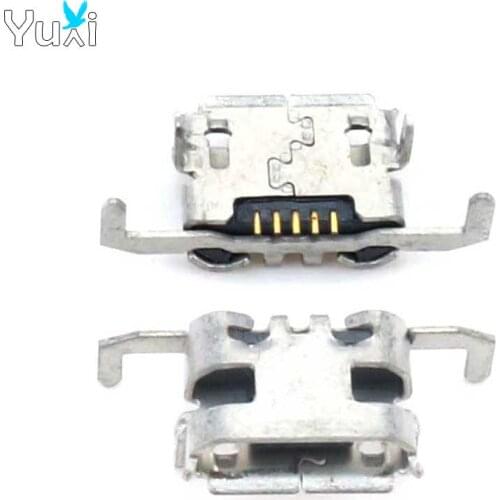 YuXi 2pcs For Xbox One Controller Micro USB Jack Charging Charger Connector Power Dock Socket Gamepad Replacement Parts
