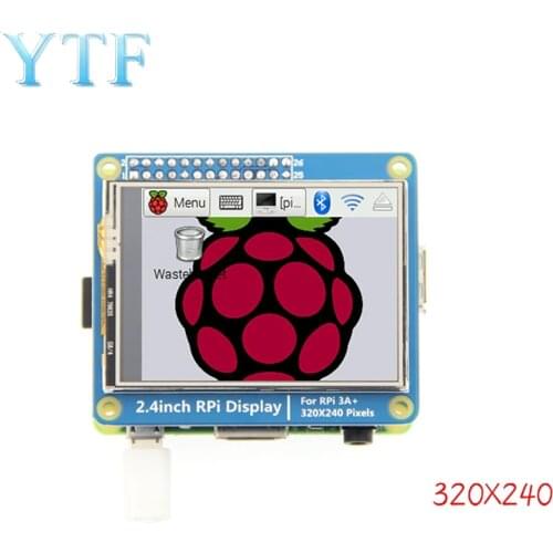 2.4 inch Raspberry Pi color TFT LCD display, compatible with Raspberry Pi 3A+/3B
