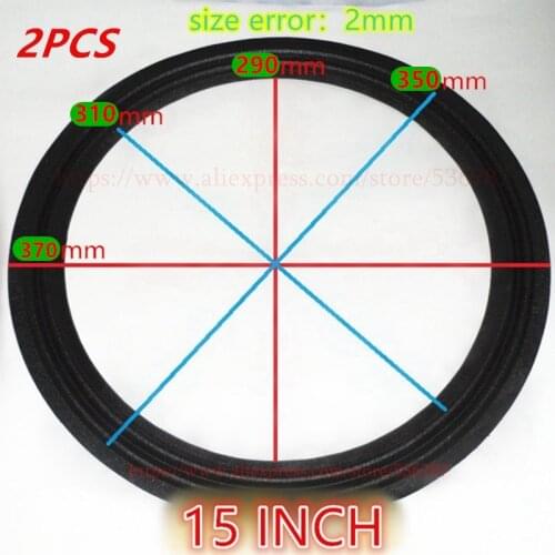2PCS 15 inch Speaker Cloth edge Speaker surround woofer Repair parts for JBL woofer bass loudspeaker