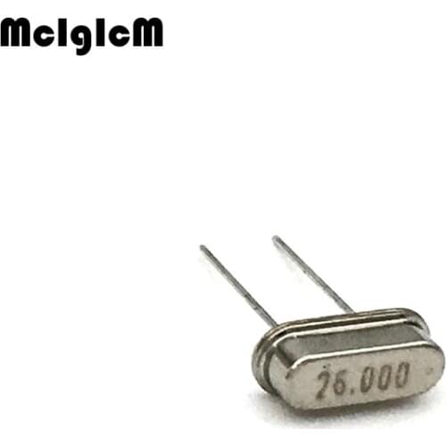 20pcs hc-49s 26MHz 26.000mhz 20ppm 20pF quartz resonator