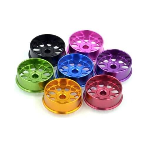 Free Shipping 4pcs Aluminium alloy Large diameter wheel hub wheels spare parts for Tamiya 4WD RC Car