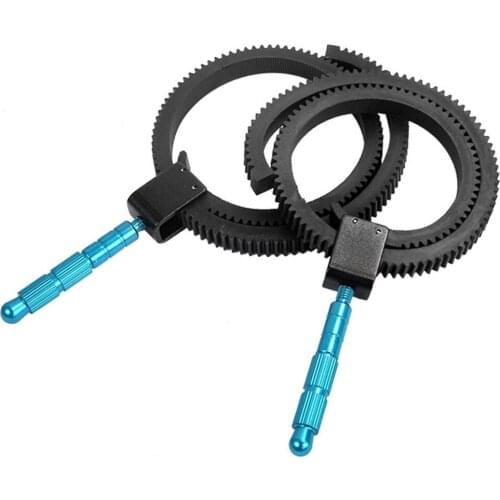 For SLR DSLR Camera Accessories Adjustable Rubber Follow Focus Gear Ring Belt 49mm to 82mm Grip for DSLR Camcorder Camera