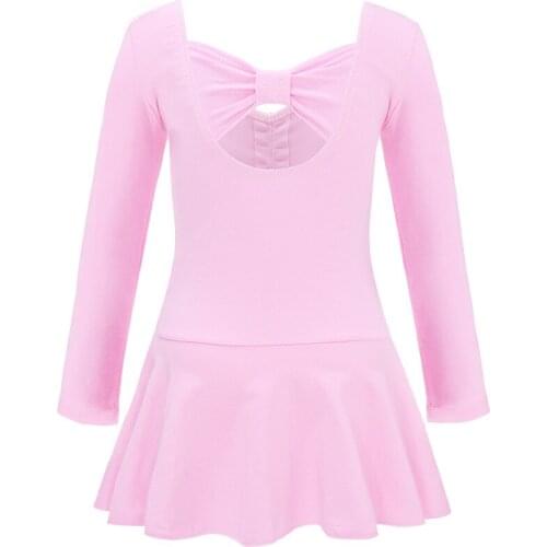 Childrens dance clothes practice clothes girls one-piece dress long-sleeved autumn one-piece dress